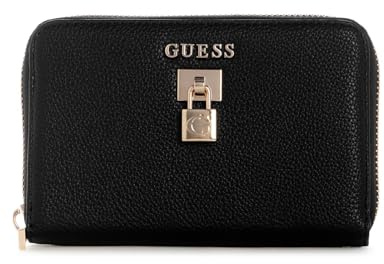 Guess YESBA SLG MEDIUM Zip Around Damen-Geldbörse, Schwarz BG7833140-BLA