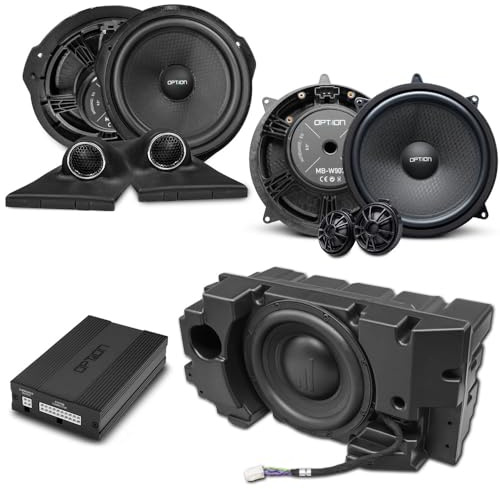 Option Soundsystem V3 kompatibel mit Mercedes V-Klasse/Vito W447 (1. Facelift, 2019-2024) - 100% Plug & Play mit DSP-Verstärker, Subwoofer & Front -und Heck-Lautsprecher
