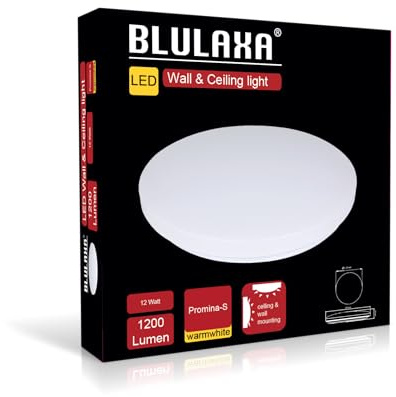 Blulaxa LED Deckenleuchte Promina-S rund 12W 1200lm WW