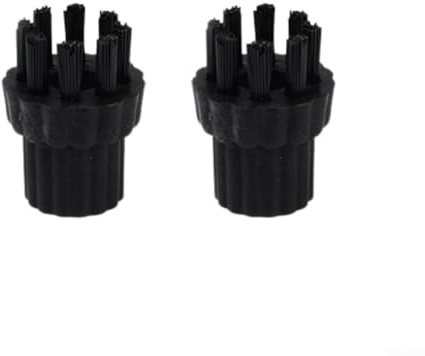 Caswynlife Ersatz-Nylon-Bürstenkopf für Dampfreiniger X5, kompatibel mit Dampfreinigern, 4 x 3 cm (2 Stück)