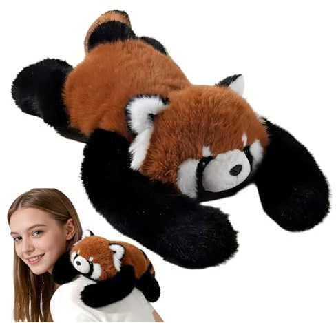 Mineup Gewichtete Plüschtiere, 30cm Roter Panda Kuscheltier, Red Panda Plush, Kawaii Pand Plüschtier, Kuscheliger Pand Plüsch, Geschenke Für Weihnachten Geburtstag