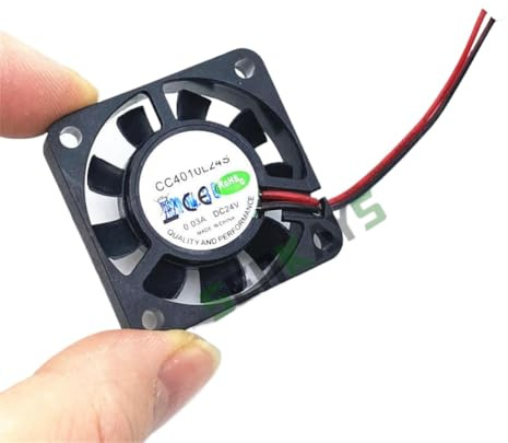 4010 40x40x10mm DC 5V 24V Cooling Fan Hydrau Bearing Silent 2 Wires Compatible With South And North Bridge Chip 3D Printer(24V 2PIN)