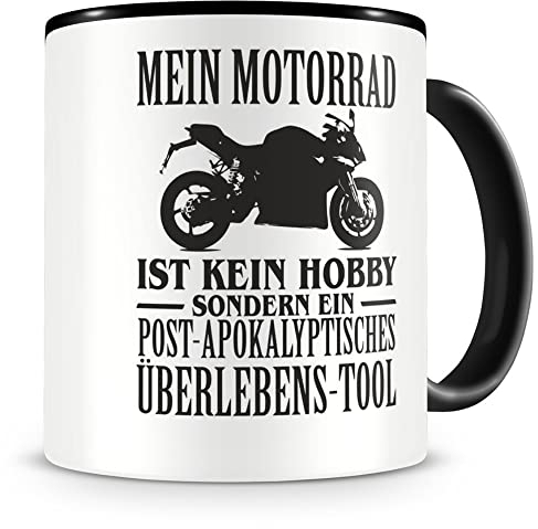 Samunshi® Mein Motorrad ist kein Hobby Tasse Kaffeetasse Teetasse Kaffeepott Kaffeebecher Becher