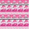 AREON Mon Auto Lufterfrischer Bubble Gum Duft Autoduft Kaugummi Pink Rosa Hängend Aufhängen Anhänger Spiegel Pappe 2D Wohnung (Set Pack x 10)