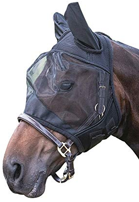 netproshop Fliegenhaube Fliegenohren Fliegenmaske Shetty/Pony/Cob/Full/XL Full, Groesse:Shetty