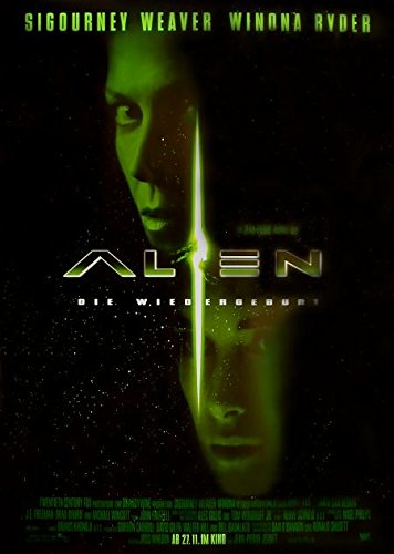 Alien - Die Wiedergeburt: B (1997) | original Filmplakat, Poster [Din A1, 59 x 84 cm]