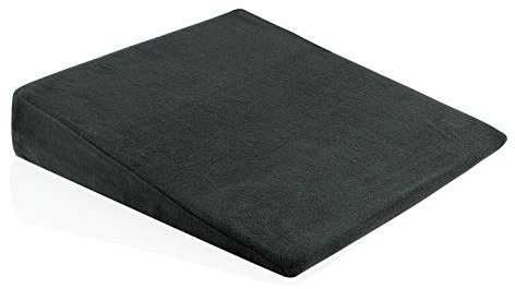 APT Sitzkeilkissen 37x37x8cm entlastet die Wirbelsäule Bezug aus Fleece abnehmbar Keilkissen