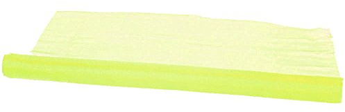 Decor Essentials Snow Organza Fabric Material Roll 29cm x 25m Chair Bows Table Runner Wedding (Lime)