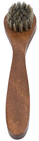 Horsehair Shoe Brushes Wooden Handle Soft Shine Care Polish Clean Dauber Applicators Home Tools Durable and Practical