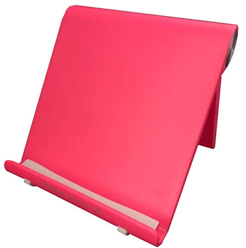 SHADOW DANCE UK Phone Stand Mobile tablet Desk Holder Foldable Travel Adjustable Portable Video Call Mount Compatible Adjustable (Pink)