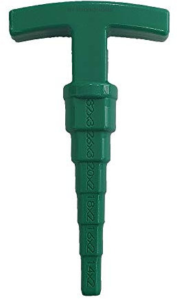 Calibratore Svasatore Multistrato HYDRO HOME – Multidiametro Ø14-16-18-20-26-32 mm – Utensile Manuale in Plastica per Tubi Multistrato – Manico Ergonomico