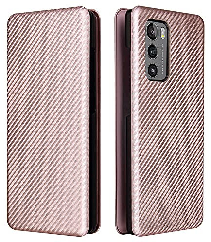 Phone Flip Case Pour les cas LG Wing 5G Cas de luxe Fibre de carbone PU et TPU Hybride Boîte hybride PRODUCTION COUVERTURE DE TASSAGE PHOTO PHOTO POUR LA LG WING 5G Couverture arrière du smartphone