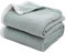 SE SOFTEXLY Kuscheldecke Baumwolle 100%, 4-lagige Weiche Kuscheldecke Musselin Tagesdecke, Bett-Überwurf Sommerdecke Sofadecke Wohndecke für Ganze Saison als Sofaüberwurf Türkis Blanket 150x200cm