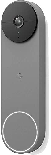 Google Nest Doorbell (Battery) - Wireless Doorbell Camera - Video Doorbell - Ash