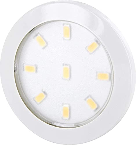 ADAKAT Dimmbare LED Möbel Aufbaustrahler, 12V Mini-Amp, warmweiß 3000K