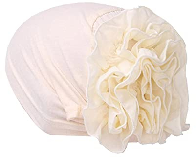 Zhiyao Damen Mütze Winter Frauen Muslim Chiffon Hijab Kopftuch Beanie mit Blume Muslimischen Warme Wintermütze Herbst Chemo Hut