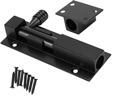 Hemobllo Verrou Coulissant Alliage Aluminium Serrure De Sécurité pour Portes Et Fenêtres Système Anti-effraction pour Portes