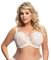 Selente My Secret K496 Reggiseno Donna a Coppa Morbida Curvy/Taglie Forti Coppe D-K con Salva bucato Incluso, Crema, IT 4H (EU 85H)