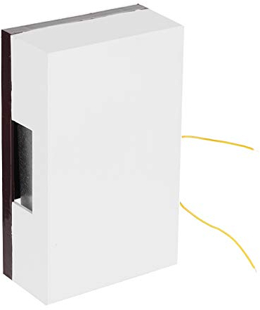 Wired Manual Doorbell, Wall Mounted Access Control System Ding Dong Chimes Easy to Install for Home Decorative Hotel Access Control System(White)(220V)