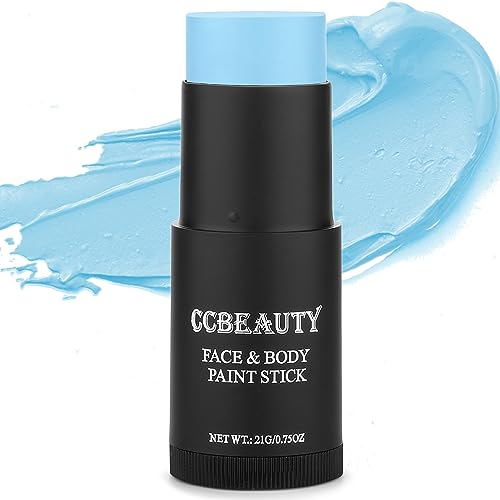 CCbeauty Bodypainting Farben Grün Creamy Blendable Stick Ölbasierte ungiftige Face Paint Schminkstifte für Gesicht Körper Halloween Körperkunst Party Schminke