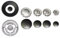 Whirlpool - Kit 5 bruciatori Defendi completi di piattelli spartifiamma Opachi satinati 4 fuochi + tripla corona per cucina piano cottura 5 fuochi - Made in Italy - WR12/1