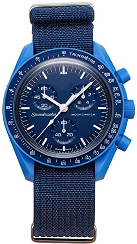 BBZ nylon armband 20mm nato kompatible mit Omega X Swatch Moon Watches Men Women,Vivoactive 3, Forerunner 245/645, Vivomove HR, Galaxy Watch