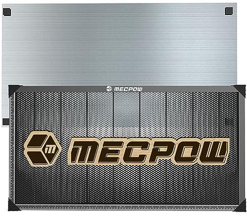 Mecpow Tavolo a Nido d'Ape 450 x 850 x 22mm, Compatibile con Tutti i Incisore Laser, Piattaforma di Lavoro a Nido D'ape per Incisioni Precise, Rapida Dissipazione del Calore e Protezione del Tavolo