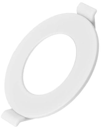 ENERGMiX 6w LED Unterputz Einbau Lampe in Weiß|rund|dimmbar|Ø128x26mm|Warmweiß
