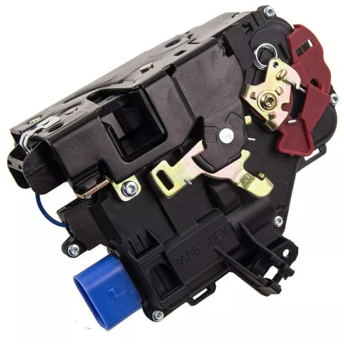 Merautop SJ Serrure de porte - Servomoteur avant gauche - Verrouillage centralisé - Remplacement pour 5P1 5P2 2004-2009 1Z3 1Z5 2004-2013 Golf VI Golf V - Accessoire de voiture # 3D1837015 3D1837015AB