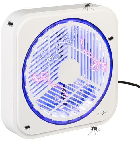 Lunartec Insektenfalle: UV-Insektenvernichter zur Wandmontage, mit Selbstreinigung, 2.400 Volt (UV-LED-Insektenvernichter, Anziehungs)