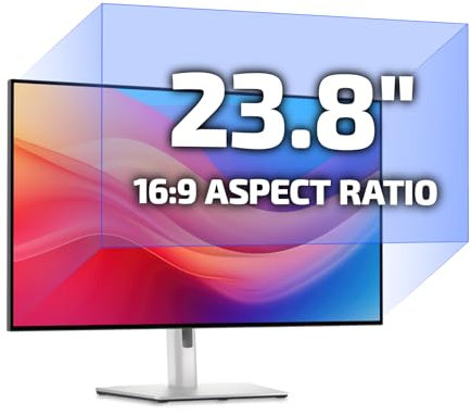 Fluflyer 23.8 Inch Anti Blue Light Screen Protector for Computer Monitor, Removable 16:9 Aspect Ratio, 23.8 Anti Blue Light Filter for PC Computer Screen, Easy on/off for Eye Protection