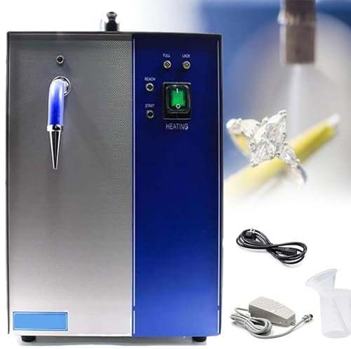 KJZQXYX Nettoyeur à Vapeur pour Bijoux, Machine à Laver Les Pierres précieuses, 2200W, 4l, Nettoyeur à Vapeur Commercial pour Pierres précieuses, adapté à l'or