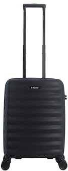 SAXOLINE Reisekoffer, Kabinengröße, klein, Kollektion Flow, Maße: 56 x 39 x 20 cm, Fassungsvermögen: 36 l, Gewicht: 2,9 kg, Schwarz , Modisch