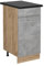 Vicco Meuble Cuisine R-Line, Béton, 40cm, PT Anthracite