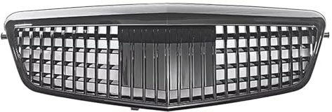 Stoßfänger Grill Glänzend Schwarz Stil Stoßstange Grille Für Benz E W212 E250 E300 E350 E500 2010-2013 Oberen Grille Kühlergrill(Maybach-Glossy Black)