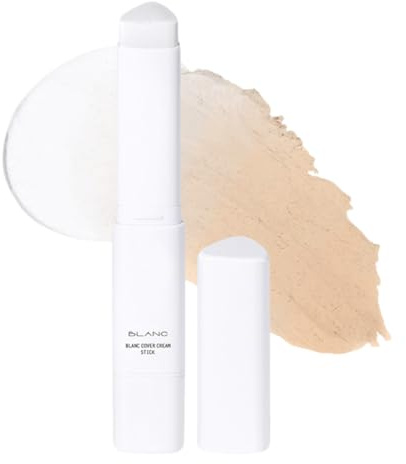 PHYNDR 1 PCS Fond de Teint Stick avec Pinceau,Effet de Changement de Couleur,Léger et Hydratant,Hydratant, couvrant, longue tenue,Pour Tous Types de Peau(3#NATURAL)