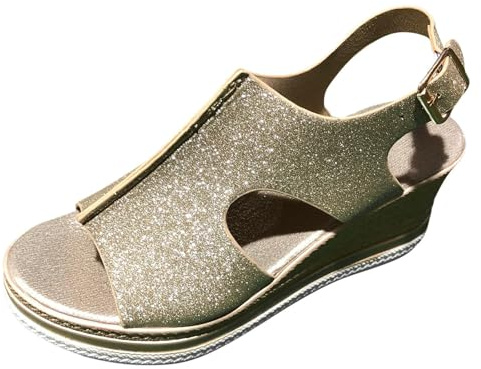 Chaussure Femme Chaussure Femme Ete Ete Confortable Sandales Blanche Sandale Compensée Chaussures Été Cuir Women Sandals D Confort Nue Pied Talon Pieds Larges Flexible Petit 41 Large Noir Argentées