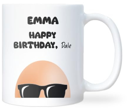 Confidently Quirky - Personalised Birthday Pitbull White Mug, Funny Mr Worldwide Gift for Her, Dale Birthday Present, Fireball Pitbull Fan Mug, Mrs Worldwide Coffee Cup
