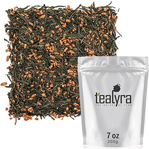 Tealyra - Gen Mai Cha Supreme - Japanese Loose Leaf Tea - Genmaicha Green Tea with Rice - Caffeine Level Low - 200g