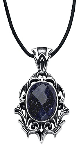 etNox Hard and Heavy Nachthimmel Frauen Halskette silberfarben/blau