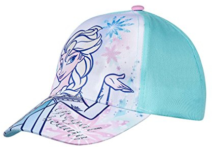 Disney Die Eiskönigin Elsa & Anna Mädchen Cap - hellblau - 52