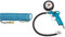 HAZET Reifenfüll-Messgerät (Manometer-Messbereich 0-12 bar, Schlauchlänge 400 mm, Manometer-Durchmesser: 63 mm) 9041-1 + Spiralschlauch (Länge 7,62 m, Innendurchmesser 6,35 mm) 9040-7