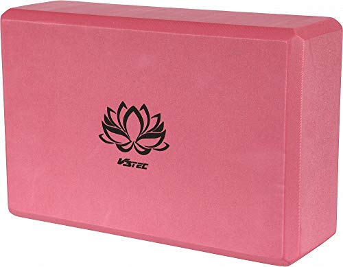 V3tec Yogablock Eva mit extra Yoga Gurt Fitness Zubehör Pilates Yoga Block - 23x15x7,5 cm