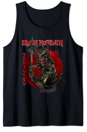 Iron Maiden - Senjutsu Eddie Red Circle Tank Top