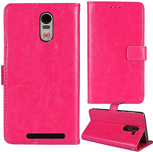 Lankashi Flip Premium Retro Business Cuir Housse Coque Étui pour Swissvoice G50 5 Cas Magnétique Téléphone Couverture Protecteur Portefeuille Cover Case Support Book Stand (Rose)