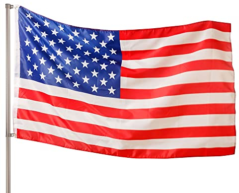 PHENO FLAGS Premium USA Flagge 90x150cm - wetterbeständige Fahne mit Messingösen, 100% Polyester, robuste Doppelnaht & in lebendigen Farben - ideal für Flaggen-Liebhaber