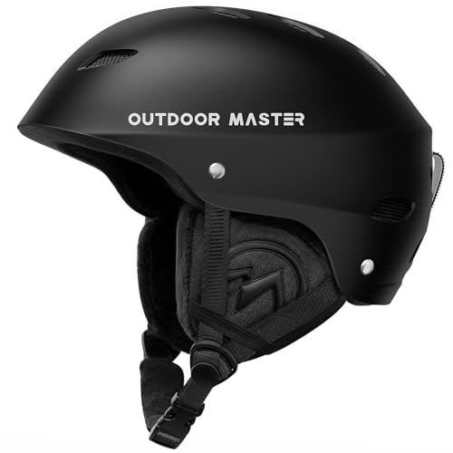 OutdoorMaster Kelvin Unisex Skihelm - Schneesporthelm für Skifahren/Snowboard mit Belüftungssystem, Schneehelm für Herren, Damen & Jugend