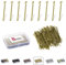 Biribila Bobby Pins 5 cm - 150 Stk Haarnadeln klein - Haarklemmen Damen mit abgerundeten Kanten in einer Aufbewahrungsbox – Hochsteckfrisuren Zubehör Haarnadel, Perfekt zum Stylen - Gold