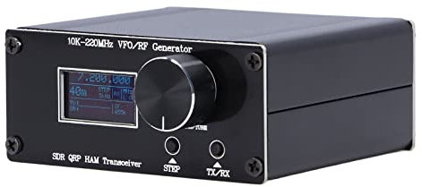 HF VFO pour émetteur récepteur HAM SDR QRP, 10K 220MHz RF Generator Superheterodyne Receiver Debugger with Connector, LCD DISPLAY Variable Frequency Oscillator Transceiver Shortwav