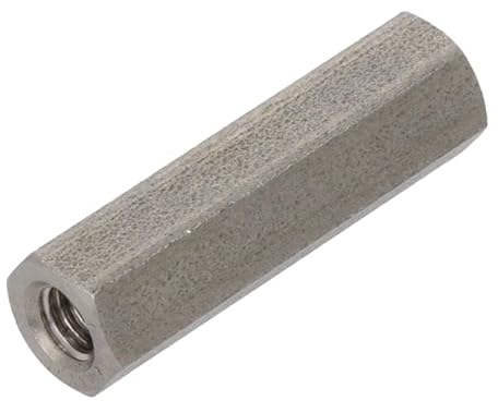 TNE Distanzmuffe mit Gewinde; 25mm; Innengew: M4; sechskant 146X25 Distanzelemente aus Metall
